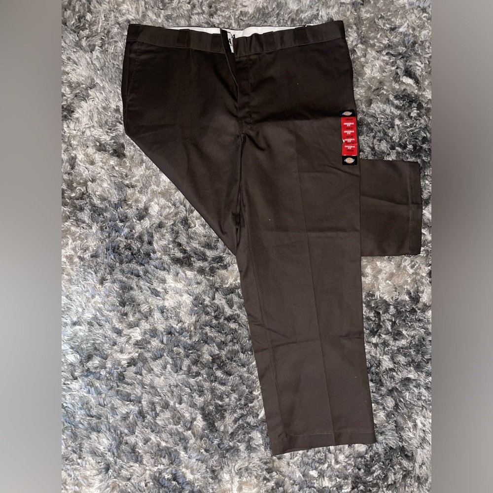 Dark brown slacks